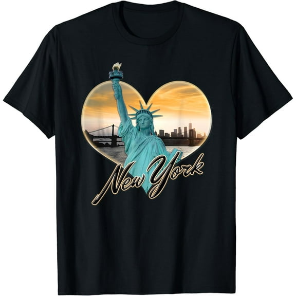 t-shirtNYC New York City Skyline Souvenir Statue of Liberty T-shirt mens t shirt,black,women,funny,misfits,men,journey