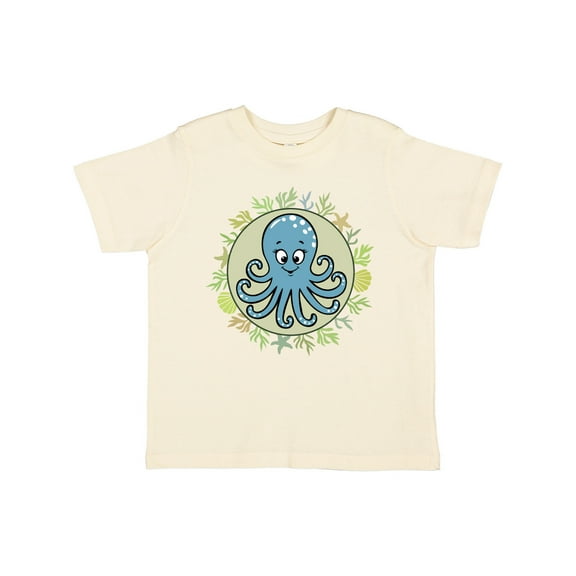 Inktastic Octopus Cute Ocean Sea Creature Boys or Girls Toddler T-Shirt