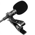 thumbnail image 3 of 1.5m Mini Portable Lavalier Microphone Condenser Clip-on Lapel Mic Wired USB 3.5mm Type-C Microfon For Phone for Laptop PC, 3 of 12