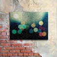 thumbnail image 3 of Beata Czyzowska Young 'Rainy City' Floating Brushed Aluminum Art, 3 of 4