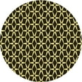 thumbnail image 1 of Ahgly Company Machine Washable Indoor Round Transitional Metallic Gold Area Rugs, 3' Round, 1 of 7