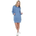 thumbnail image 3 of White Mark Women's Hoodie Sweatshirt Dress, 3 of 12