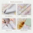 thumbnail image 6 of (4 pack) Abyssaly Vintage White Blue Floral Wallpaper Peel and Stick Wallpaper 17.32’’×118’’Removable Contact Paper Vinyl Self Adhesive Textured Wall Paper for Home Decoration., 6 of 10