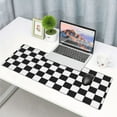thumbnail image 2 of Black White Racing Checker Extended Mouse Pad 31.5x11.8 Inch Large Gaming Mouse Mat Desk Pad with Smooth Surface, 2 of 5