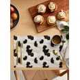 thumbnail image 2 of Placemats Set of 6, Cotton Linen Heat Table Mats Non-Slip Washable Farmhouse Black White Cow Placemat for Holiday Banquet Dining Kitchen Table Decor, 2 of 6
