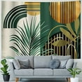 thumbnail image 4 of Orinice Jungle Palm Tree Geometric Tapestry Wall Hanging Unique Style Art Decor for Living Room Bedroom 40x30inch, 4 of 6