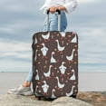 thumbnail image 7 of Honeii cartoon geese Elastic Luggage Cover, featuring double-sided printing, is the ideal companion for travel, business trips, and daily use(not included suitcase )-X-Large, 7 of 7