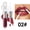 02#	Deep Berry Wine Red, variant on Julystar Double-Ended Lip Gloss & Lip Oil, Long Lasting Non-Stick Cup Waterproof Lip Makeup, Velvety Matte & Mirror Shine Dual Finish Easy Color Payoff for Daily Lip Styling