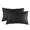 Black, variant on Satin Pillowcase 2 Pack Soft Breathable Silky Pillow Case for Hair and Skin, Cooling Silk Pillow Covers with Envelope Closure Queen Size 20"X 30"