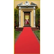 Bright red rug Bright red rug