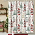 thumbnail image 2 of Christmas Shower Curtain Decorations Winter Xmas Bath Curtains Decor for Home Bathroom with Hooks 54"W x 78"L (Pack of 1), 2 of 5
