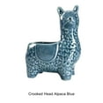 thumbnail image 2 of Guardoinrt 1/2/3 Animal Shape Pots - Durable Stylish Ceramic Flower Plant Pots Innovative Succulent Planter Pots Crooked Head blue 1 Pc, 2 of 6
