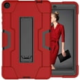 thumbnail image 1 of Mignova pour Walmart Onn 8 Pro (Modèle ONA100003561) Étui pour Tablette, Robuste Antichoc Antichute Hybride Armure Robuste avec Béquille Étui de Protection Intégrale pour Walmart Onn 8 Pro (Rouge/noir), 1 of 7