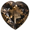 Chocolate Brown Smoky Quartz , 5MM HEART FACETED ,