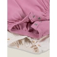 thumbnail image 3 of Little Star Organic Baby Girl 2Pk Sweatshirt Rompers, Size Newborn-12M, 3 of 14