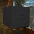 thumbnail image 3 of Window AC Cover 12 Oz Waterproof - 100% Weather Resistant AC Window Unit Cover with Air Pockets and Elastic for Snug Fit (25W x 21D x 17H, Black), 3 of 7