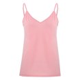 thumbnail image 6 of Babysbule Womens Tank Tops Clearance Fashion Woman V-Neck Sleeveless T-Shirt Summer Solid Loose Blouse Tops, 6 of 9
