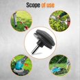 thumbnail image 5 of 4PCS Lawnmower Dull Blade Sharpener, Lawn Mower Blade Sharpener Black, 5 of 5