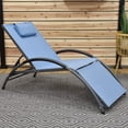 thumbnail image 4 of Vivere Aluminum Dockside Sun Lounger with Pillow - Cape Cod, 4 of 7