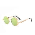 thumbnail image 3 of FashionMio Steampunk glasses new fashion round sunglasses retro glasses trendy sunglasses for men and women/#1, 3 of 4