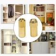 thumbnail image 4 of 5 Pcs Brass Brackets Shelf Support Pins Stud Peg Embed Nut Screw Bookshelf Separated Screws Metal Wardrobe Cabinet Holder, 4 of 4