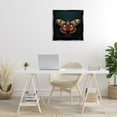 thumbnail image 3 of Stupell Industries Vivid Patterned Moth Animals & Insects Painting Black Floater Framed Canvas Art Print Wall Art, 25 x 25, 3 of 10