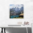 thumbnail image 2 of ARTCANVAS Mountains, Lake Bergsee, Switzerland, Square Canvas Art Print - Size: 18" x 18" (1.50" Deep), 2 of 9