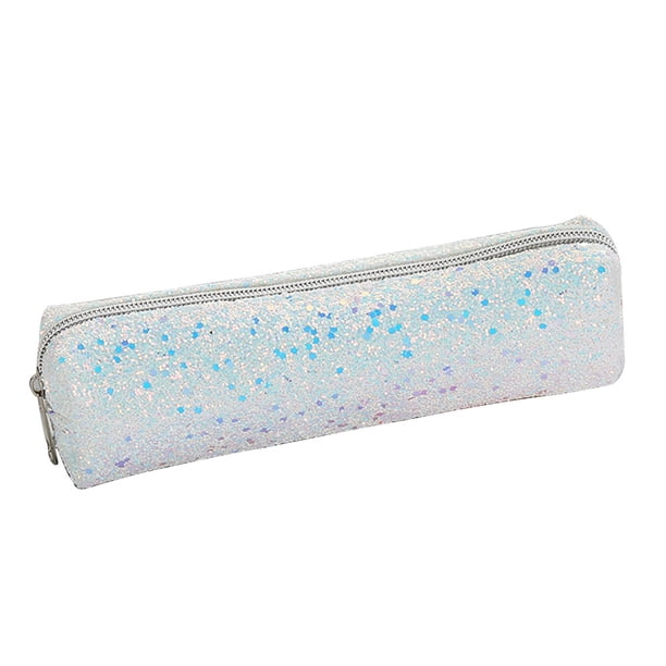 Estuche para lápices Simple con estilo de tela Oxford con cremallera, estuche para brochas de maquillaje, estuche para lápices 1 paquete, 21 * 6 cm Zhivalor BST3058041-1