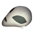thumbnail image 4 of Grey Alien Character Head Microbead Throw Pillow Combo Pack 2 Pillows [Grey], 4 of 5