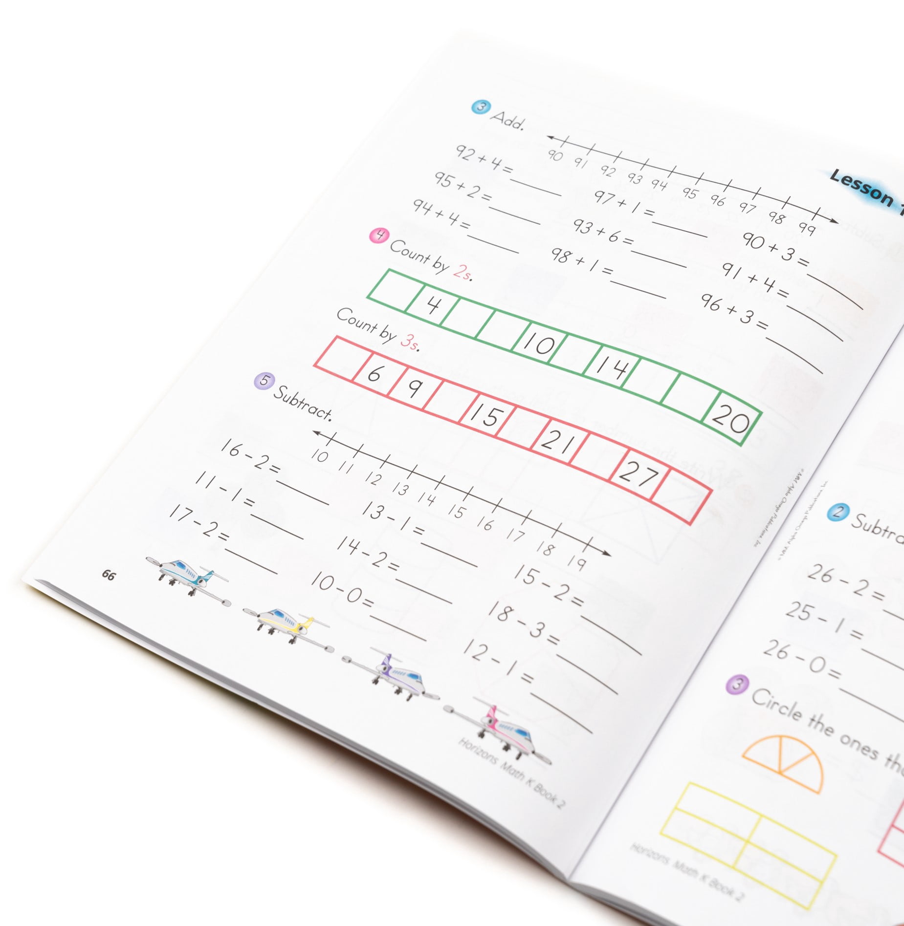Horizons Kindergarten Math Student Book 1 by Alpha Omega Publications (Paperback)