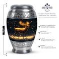 thumbnail image 2 of Yatskia Luminous Stag Urns For Human Ashes Adult Female & Male, Small Keepsake Urns For Human Ashes, (Monar 10 Inch and 3 Inch), 2 of 8