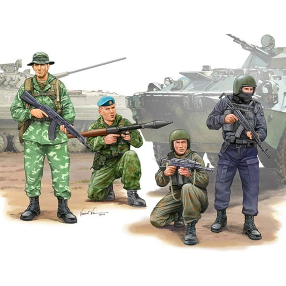 Trumpeter 00437 1/35 Scale Russian Special Operation Force Military Figure Kits
