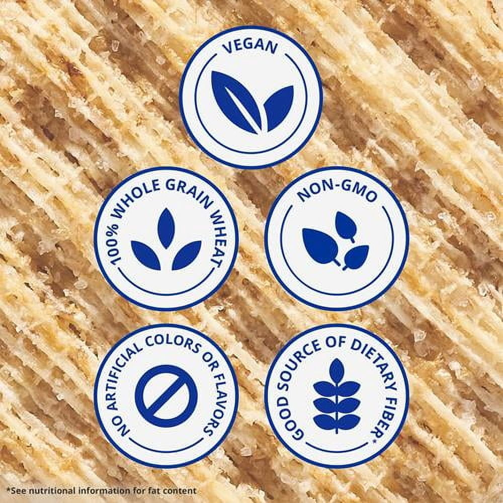 Triscuit Original Whole Grain Wheat Crackers, Vegan Crackers, Healthy Snacks, Lunch Snacks, 8.5 Oz - Pack Of 2 & Lotus Biscoff Cookie - 0.2 Oz - 1 ct
