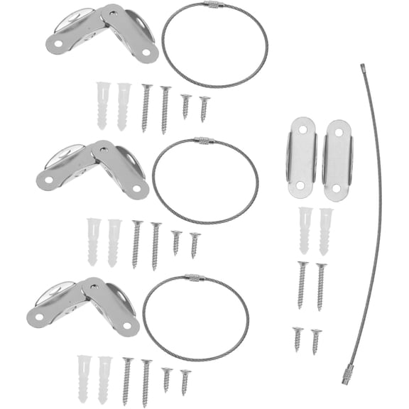 4 Sets Safety Furniture Anti-Tip Straps for Boys and Girls Adjustable Wall Anchors to Prevent Furniture Falls Toddler Proofing Device for Home Safety