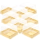 thumbnail image 1 of 50 cajas cuadradas de plástico para pasteles de luna, envase pequeño para hojaldres de yema de huevo, caja de embalaje dorada (pequeña), 1 of 7