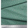 thumbnail image 2 of Soimoi Green Silk Fabric Brush Stroke Abstract Decor Fabric Printed Yard 42 Inch Wide, 2 of 3
