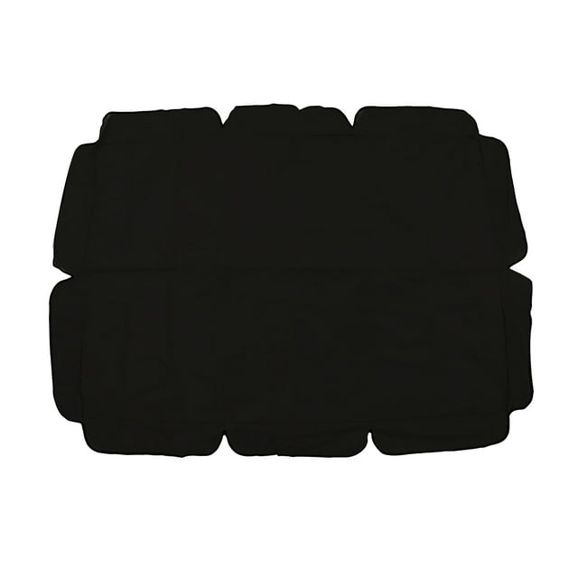 Toldo oscilante impermeable para exteriores, repuesto de tela Oxford 420D recubierta de plata, toldo para silla oscilante para jardín al aire libre, Patio, negro