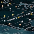 thumbnail image 3 of Elephant Stock Diving Push Pin Hobby Map I Wall Art - Map Canvas Art - 48" x 32", 3 of 8