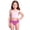Hot Pink, variant on Girls Cute Triangle Swim Bottoms, Solid Color Bikini Briefs with Decorative Trim, Quick-Dry Swimwear Panty for Kids Beach and Pool(6-7 Years/Blue)