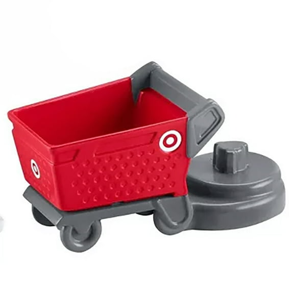 Replacement Part for Collectible Fisher-Price Little People Target Run Dollhouse Playset HXX97 - Replacement Red and Gray Target Shopping Cart