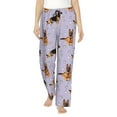 thumbnail image 1 of Fotbe German Shepherd Dog Pantalones de Pijama para Mujer, Pantalones de Dormir, Pantalones Pj con Cordón y Bolsillos-3X-Large, 1 of 6