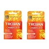 Trojan Intesified Charged Lubricant Latex Condoms - 3 Ea, 2 Pack