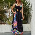 thumbnail image 4 of Cute Planet Cat Sleeveless Dress Woman Fashion Long Dresses Women's Summer Suit Dress 2025, 4 of 7