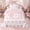 Pink D, variant on Erosebridal White Pink Bow Twin Comforter Sets for Girl, Initial L Letter Bedding Set, 2pcs
