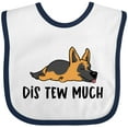 thumbnail image 3 of Inktastic Napping Dis Tew Much German Shepherd Boys or Girls Baby Bib, 3 of 4