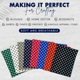 thumbnail image 3 of Fab Fabrics LLC Cotton Fabric – 8mm Polka Dots (2 Yard, Green on White - Pre-Cut) Fabric by the Yard, 44 Inch 100% Cotton for Sewing, Quliting & DIY Projects, 3 of 8