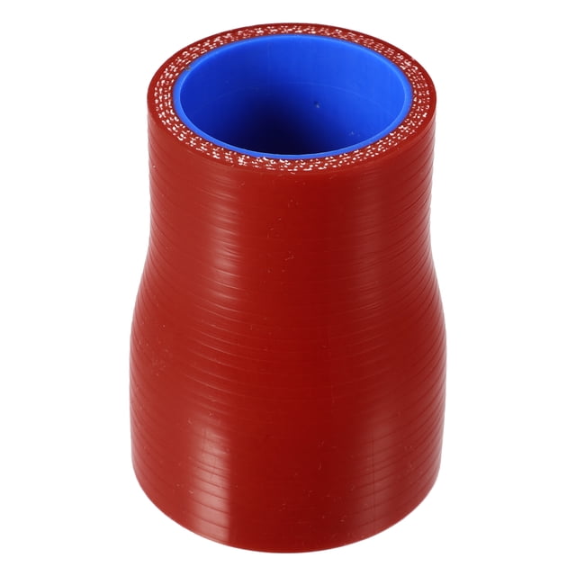 38-48 mm 1,5 "-1,9" ID manguera reductora de silicona recta acoplador de manguera de silicona tubo intercooler rojo para tubería de entrada de intercooler de coche
