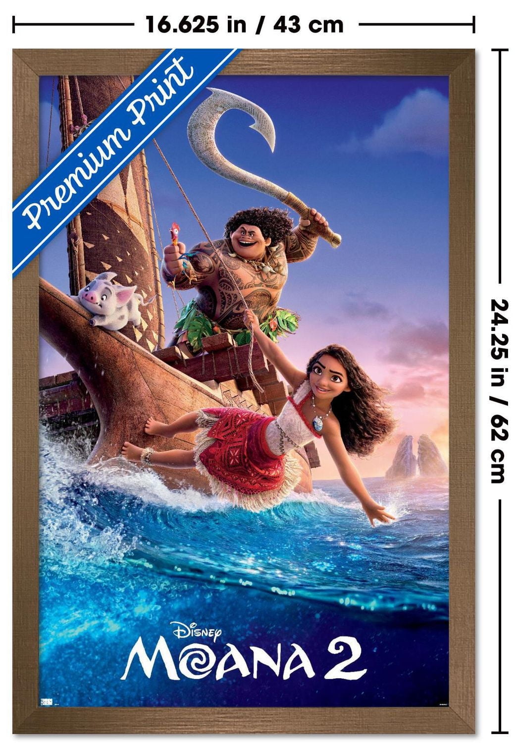 Disney Moana 2 - One Sheet Wall Poster