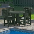 thumbnail image 2 of highwood® Eco-Friendly Recycled Plastic Lehigh 5pc Round Dining Set, 2 of 9