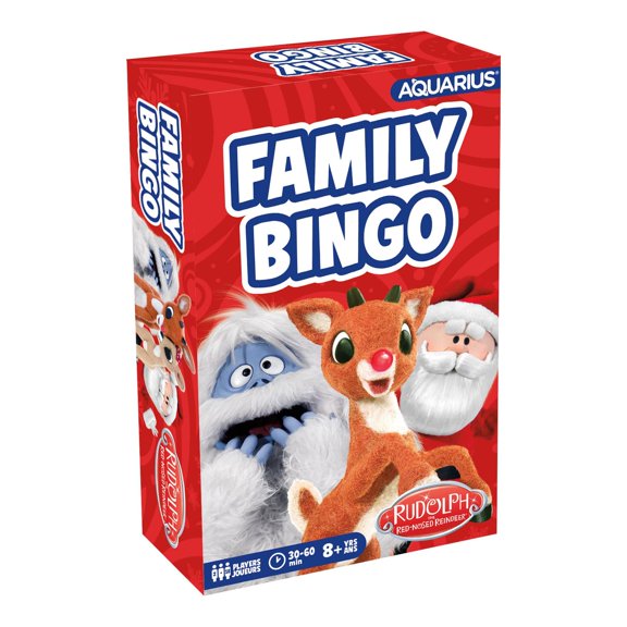 NMR Distribution, Rudolph the Red-Nosed Reindeer Christmas Family Bingo